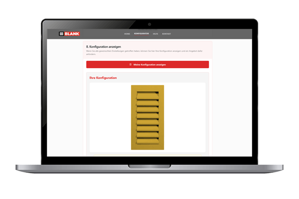 Fensterladen Planungstool