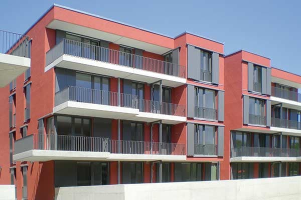 Glacis Terrassen in Neu-Ulm